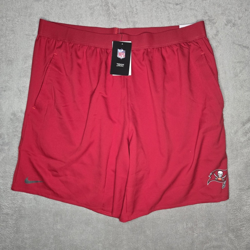 Tampa Bay Buccaneers Shorts Mens 3XL Red NFL Football Nike Dri Fit Standard Fit